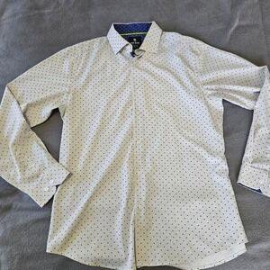Tom Baine Performance Collection Mens Slim‎ Fit XL Dress Shirt Wrinkle Free